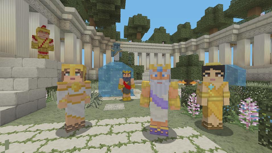 Minecraft Xbox One, PS4 Gets Greek Mythology DLC “The world is your square oyster!”