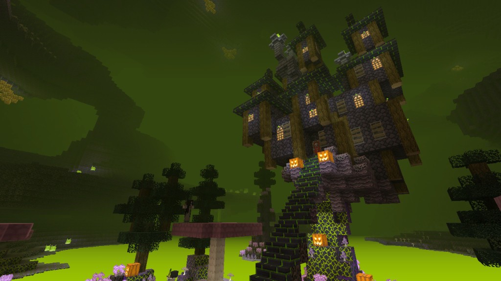 Minecraft’s ongoing Halloween event features boss battles and haunted houses