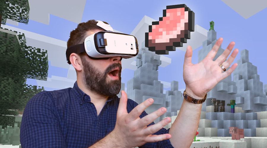 Popular video game Minecraft goes VR