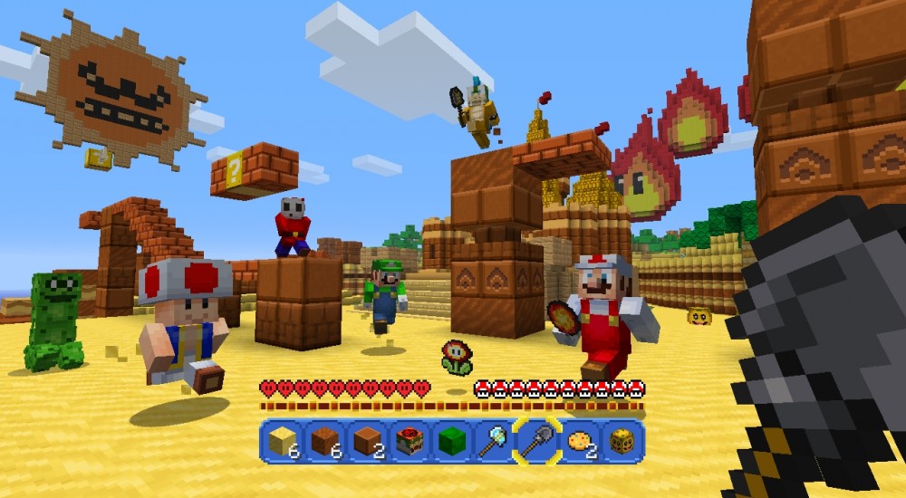 Minecraft: Wii U Edition will Receive Super Mario Textures this May