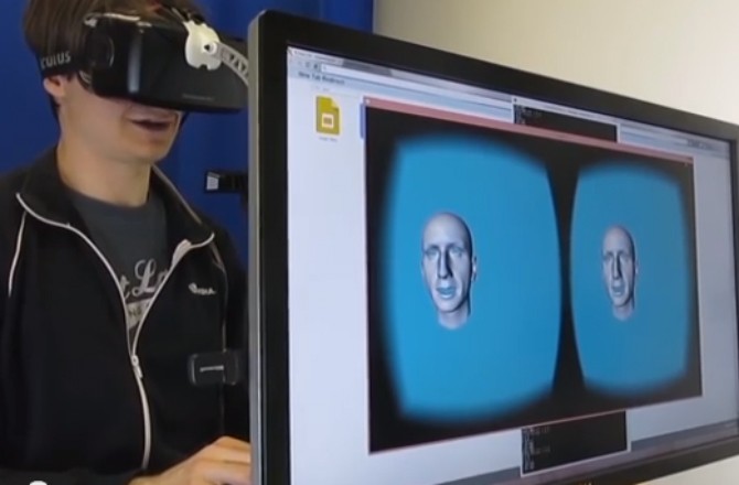 VR Avatars Mimic Users’ Facial Expressions