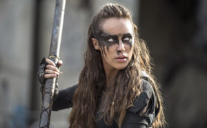 The 100  "Watch The Thrones" Pictured: Alycia Debnam-Carey as Lexa --  Credit: Cate Cameron/The CW