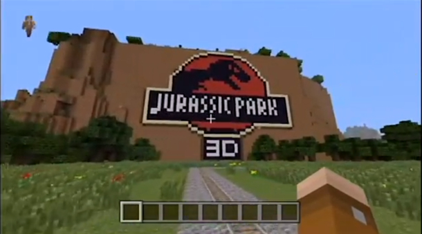 MINECRAFT MOVIE TARGETING JURASSIC WORLD AUDIENCE
