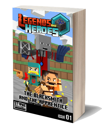 Free Minecraft Comic Book| Legends & Heroes-The Blacksmith and the Apprentice