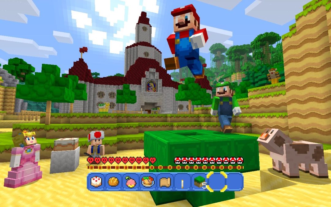 Minecraft Wii U Receives Super Mario Skin Pack