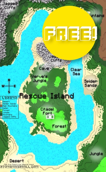 Stone Marshall Flynn's Log Rescue Island color map