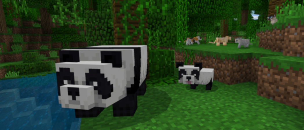 Minecraft Bedrock update celebrates the arrival of… Pandas!