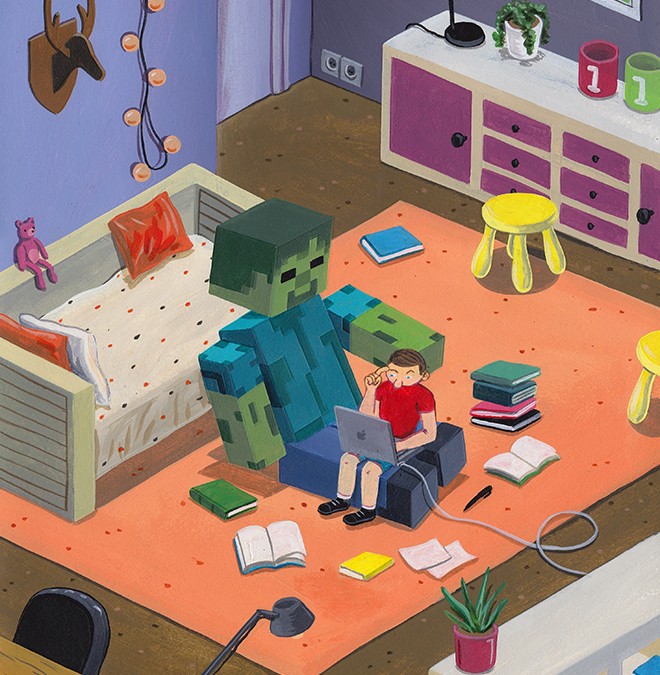 How Minecraft Helps Kids Learn to Read | WIRED