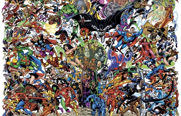 2015 Top 100 DC and Marvel Comic Book Characters Master List