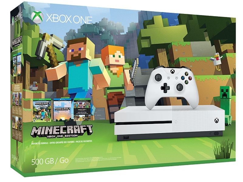 Pick up the Xbox One S Minecraft bundle and an extra game for $229