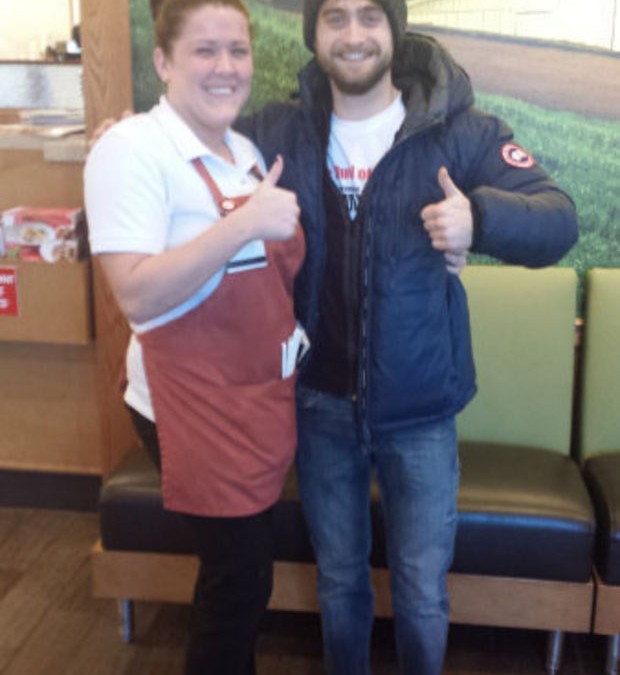 ‘Harry Potter’s’ Daniel Radcliffe comes to Flint, social media goes wild