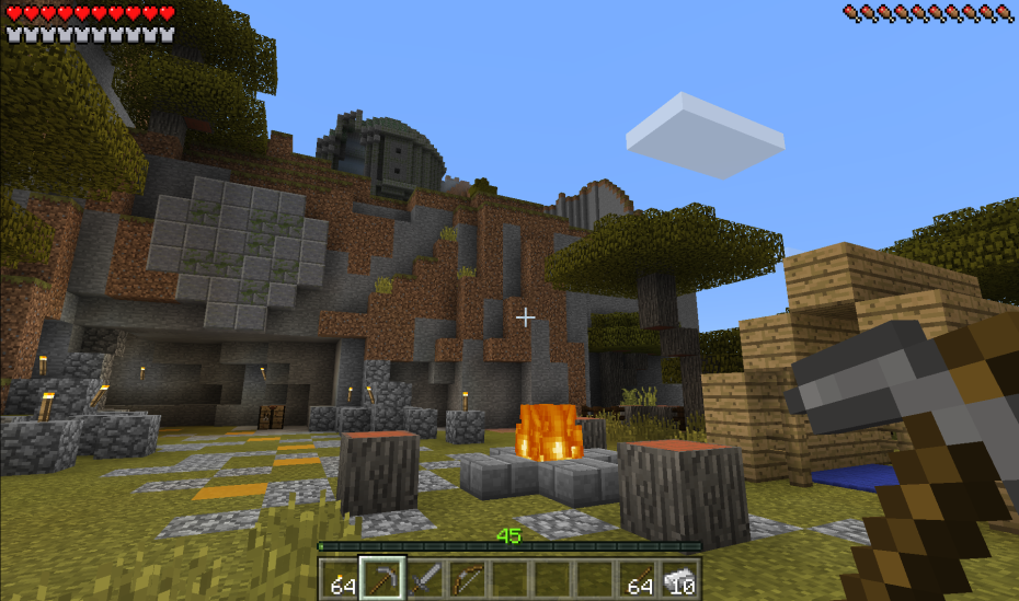 Minecraft for Gear VR in 2 words: pixelated claustrophobia