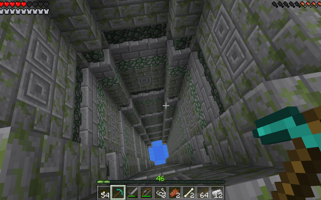 Minecraft for Gear VR in 2 words: pixelated claustrophobia