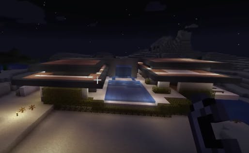 Watching a real Architect tour his dream house built in “Minecraft”