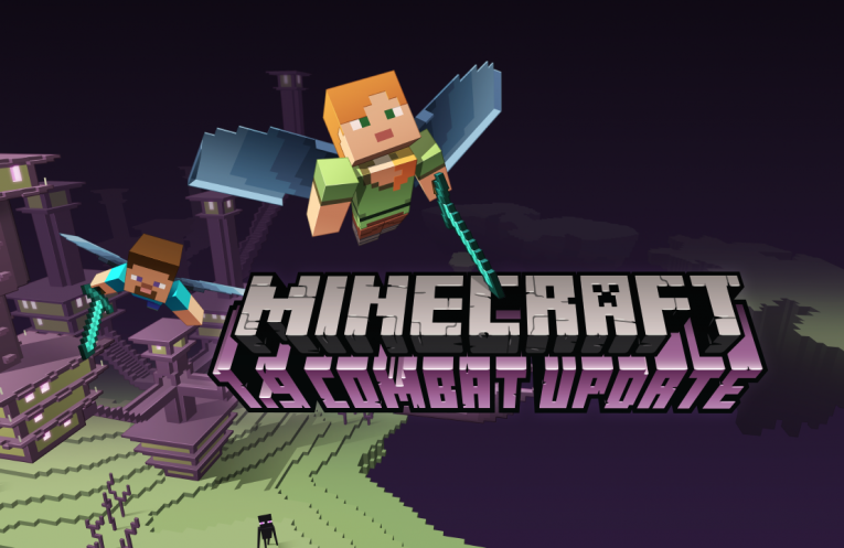 Minecraft’s combat update is live: shields, dual-wielding, sweep attacks and more