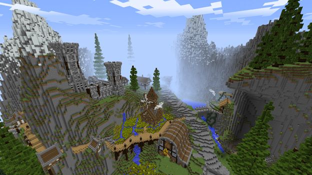 Minecraft Realms gets new maps with class-based brawling and a music light show