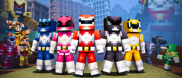 Power Rangers Skin Pack Comes to Minecraft