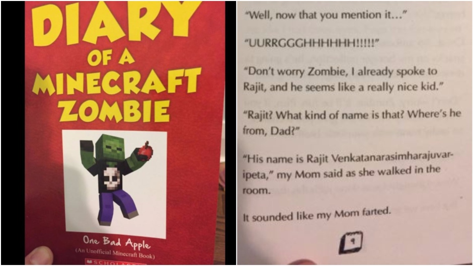 Scholastic pulls fan-fiction Minecraft book that compares Indian name to a fart