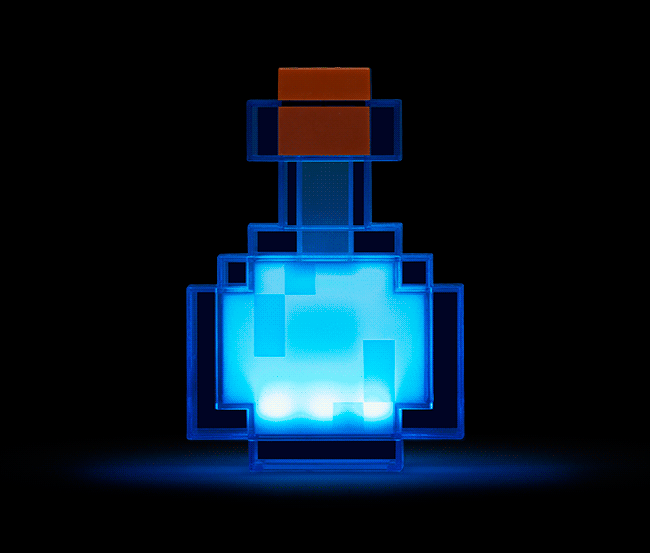 Minecraft Color Changing Potion Bottle