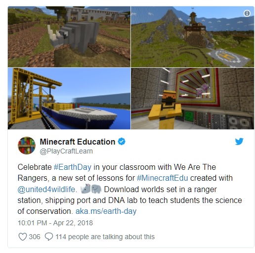Earth Day Special Events Abound with Minecraft, Pokemon Go, and More
