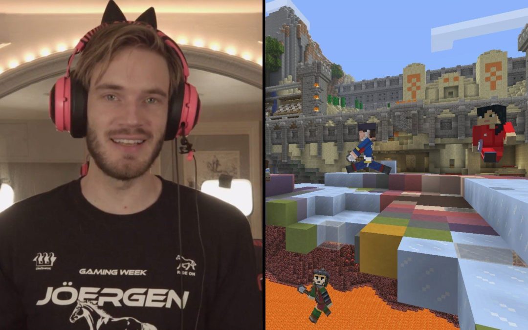 PewDiePie gets extremely lucky in Minecraft in quest to kill epic boss