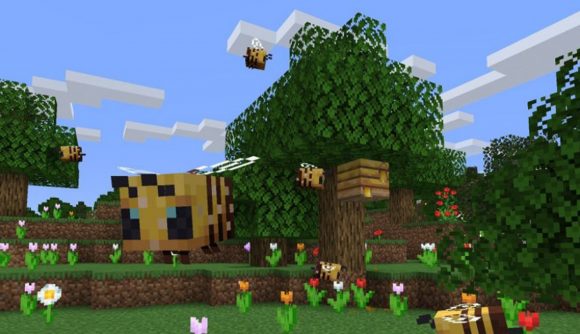 Minecraft gets bees and honey farming