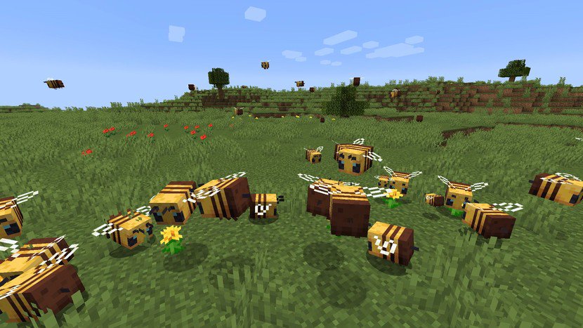 Minecraft Guide to Bees: Honey blocks, beehives, release date, and more