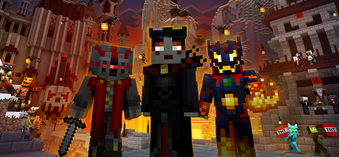 Minecraft Villains Skin pack now available for console editions