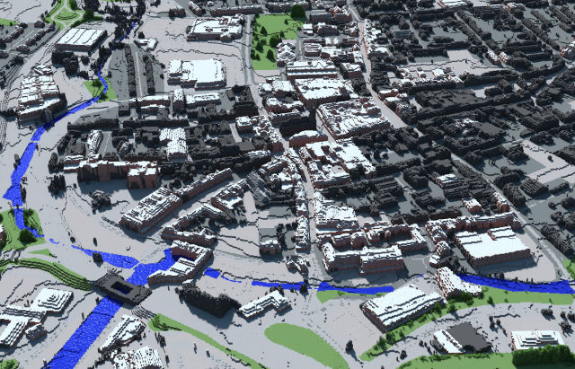Minecraft Newport: Yes, the whole of Newport mapped in Minecraft!