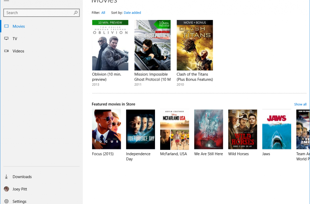 Microsoft Updates Windows 10 Movies & TV App with New Useful Features