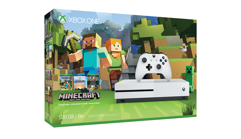 Explore the World of Minecraft with Xbox One S Minecraft Favorites Bundle