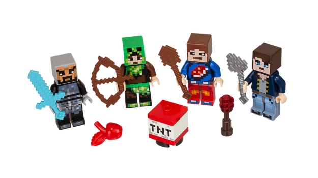 New Lego Minecraft packs let you show some skin