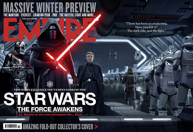 STAR WARS: THE FORCE AWAKENS Empire Cover Puts The Villains Front and Center
