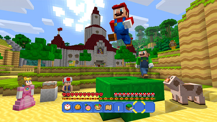 Super Mario theme comes to Minecraft for Nintendo Wii U